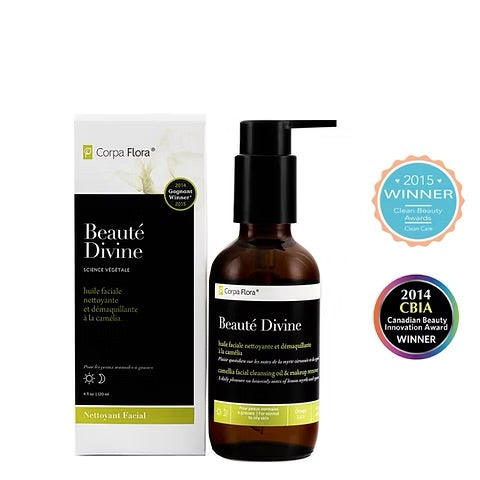 NOUVEAUTÉ Huile nettoyante beauté divine Corpa Flora peaux mixtes & grasses