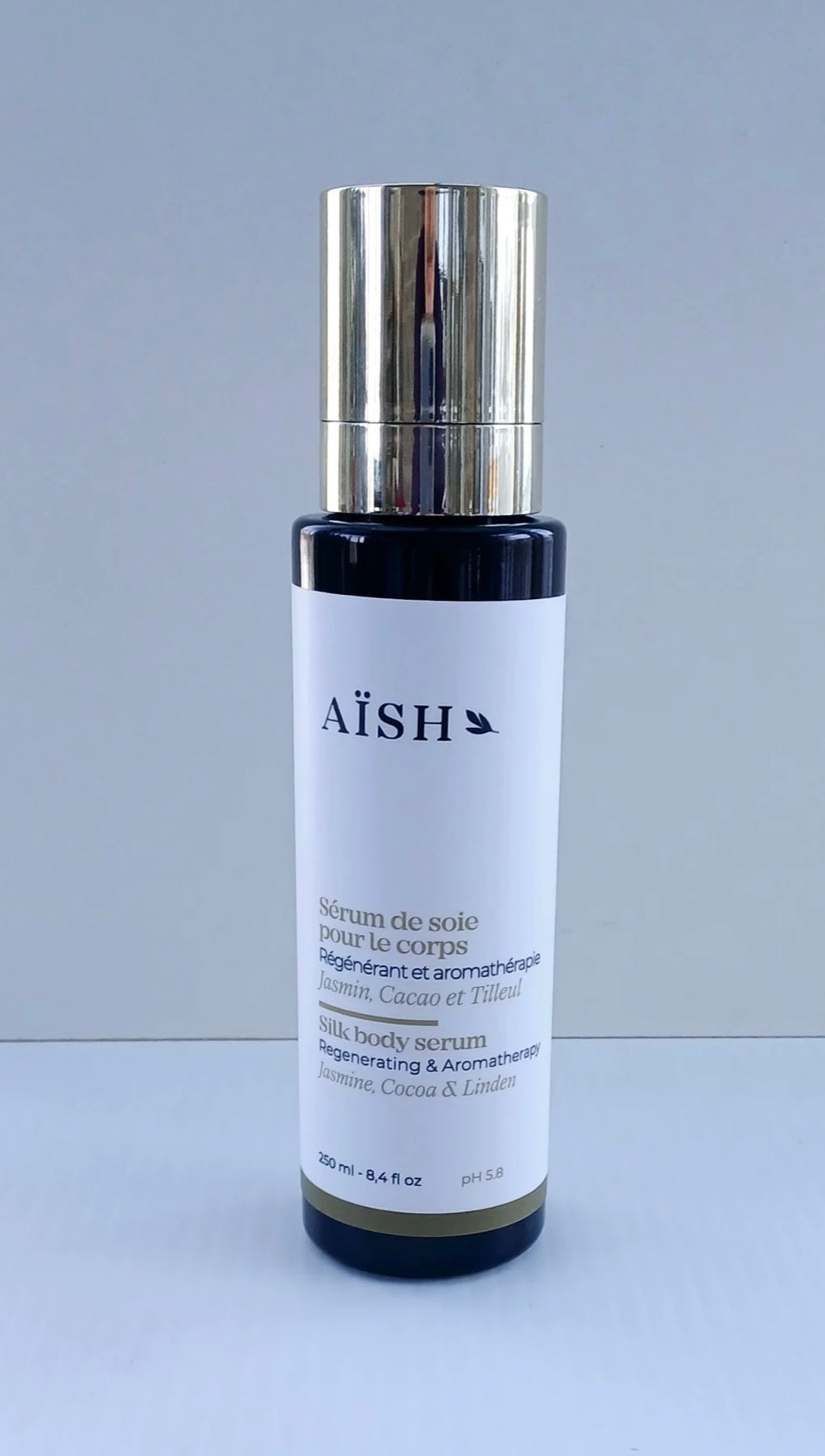 NOUVEAUTÉ Sérum de soie pour le corps, jasmin, tilleul & cacao Maison Aïsh