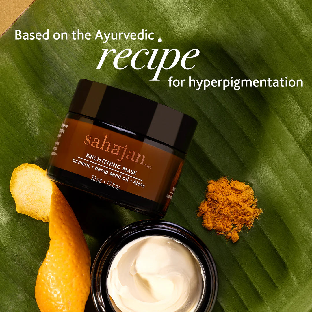 MASQUE EXFOLIANT enzymatique AU CURCUMA SAHĀJAN