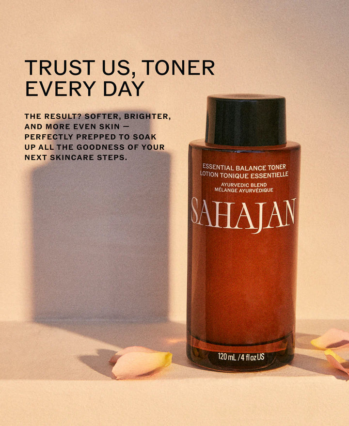 Lotion tonique équilibrante à la rose & aux AHA Sahājan