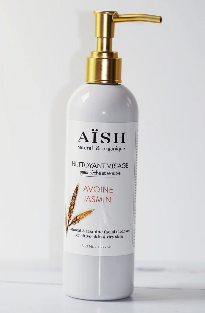NOUVEAUTÉ Nettoyant visage avoine & jasmin Maison Aïsh