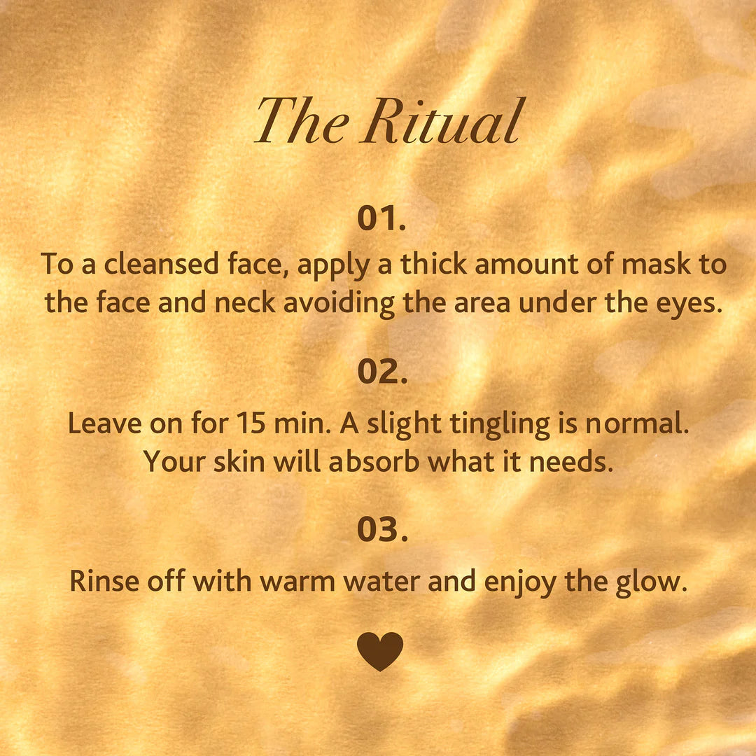 MASQUE EXFOLIANT enzymatique AU CURCUMA SAHĀJAN