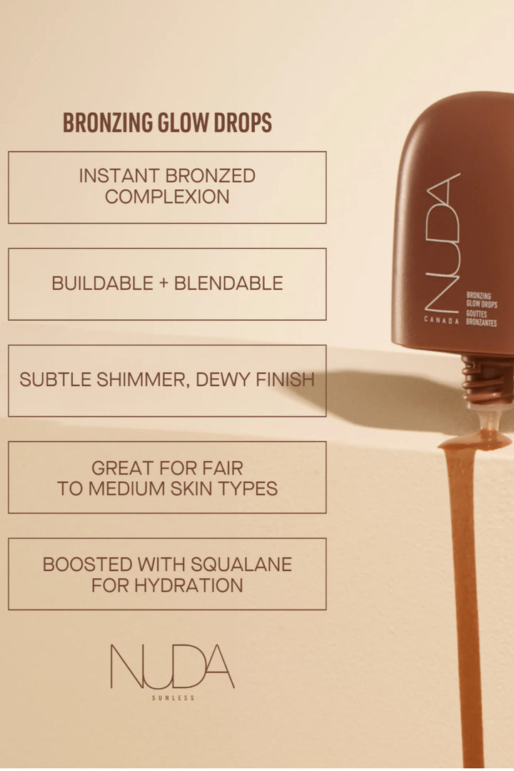 NOUVEAUTÉ gouttes bronzantes Glow Drop ✨ NUDA