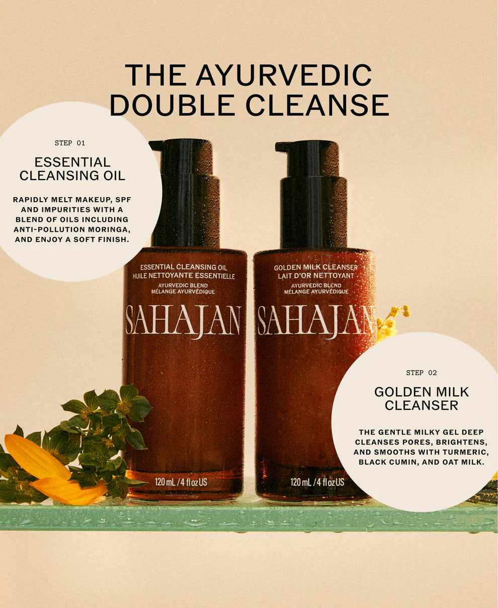 Huile démaquillante & nettoyante essentielle Sahajān
