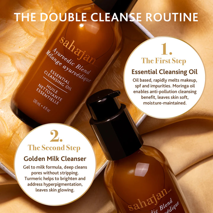 Huile démaquillante & nettoyante essentielle Sahajān