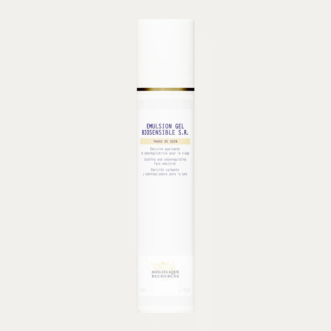 Émulsion gel biosensible S.R. apaisante et séborégulatrice pour le visage Biologique recherche