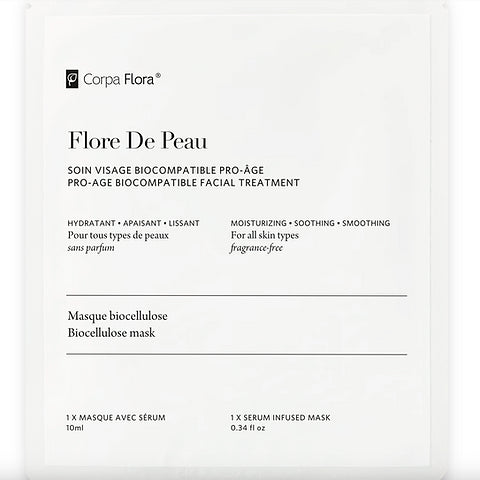 Masque en tissu Flore de peau « sheet mask » Corpa Flora