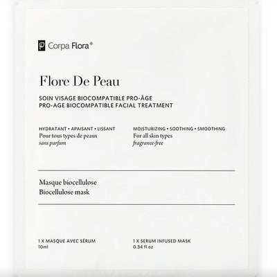 Masque en tissu Flore de peau « sheet mask » Corpa Flora