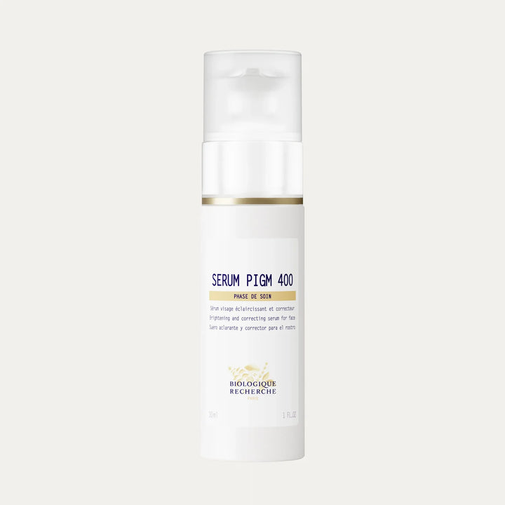 Sérum PIGM 400 éclaircissant et correcteur de taches pigmentaires Biologique recherce