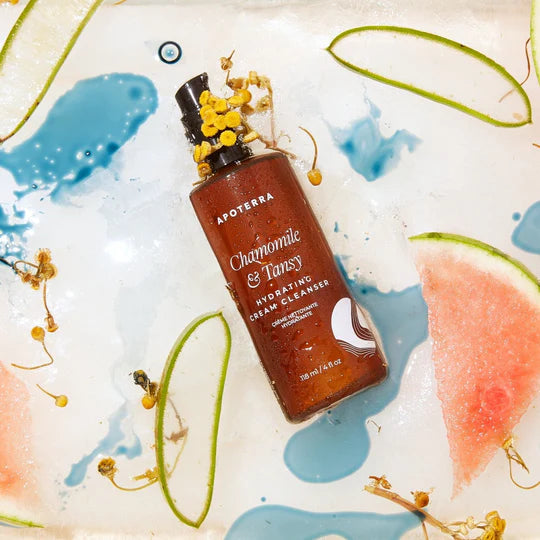 Crème nettoyante hydratante camomille & tanaisie bleue Apoterra