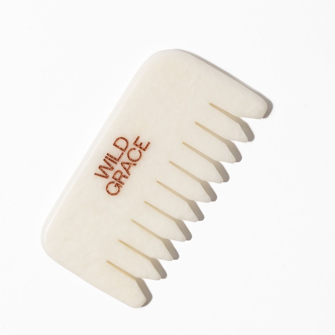 PEIGNE CRISTAL - jade blanc WILD GRACE