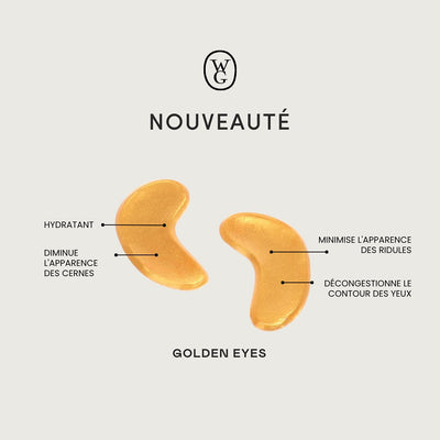 MASQUES POUR LES YEUX GOLDEN EYES WILD GRACE