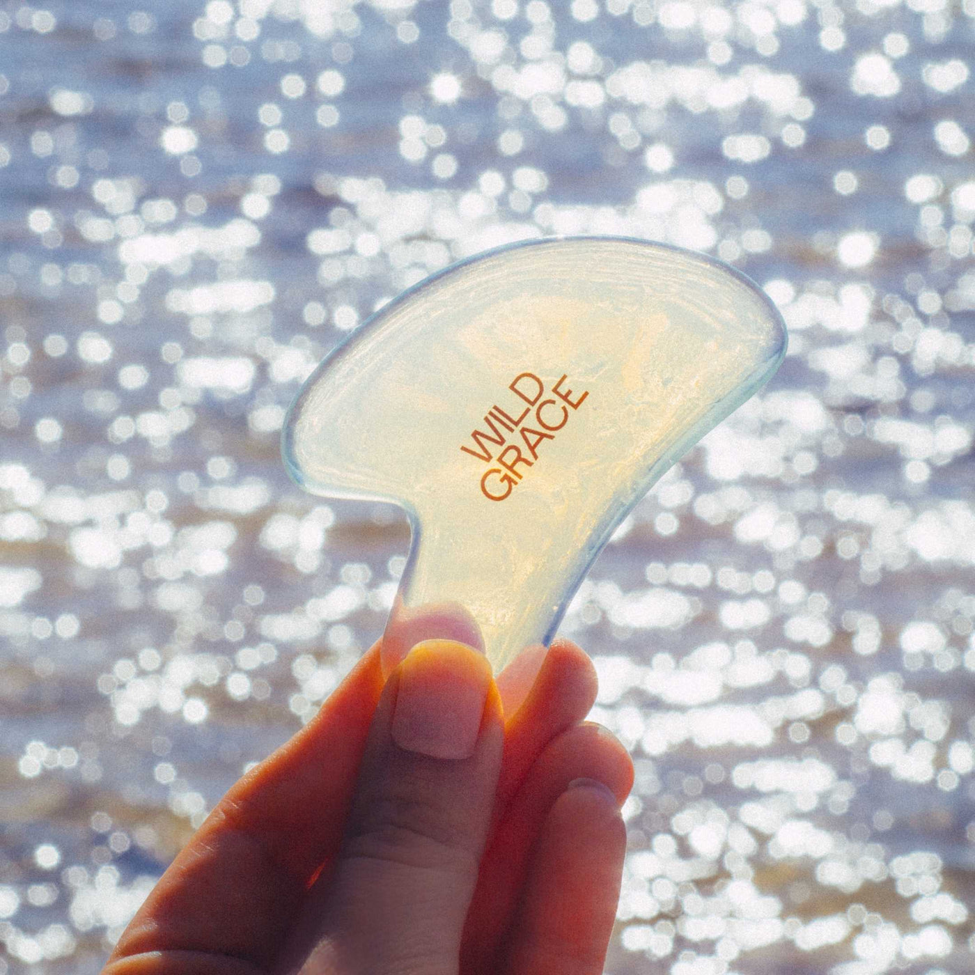 WILD GRACE opal gua sha face sculpting tool