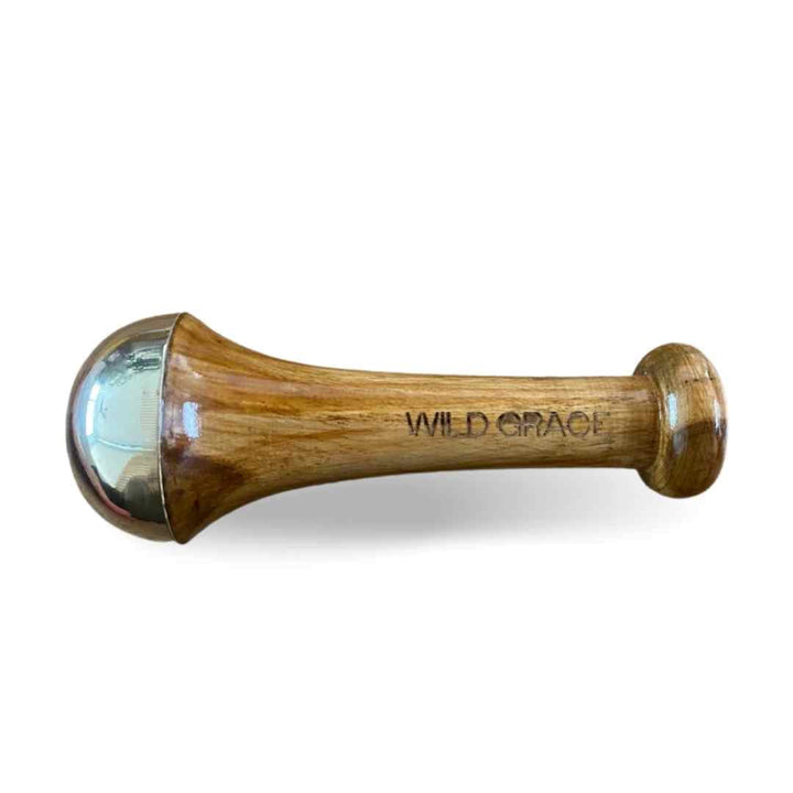 Facial Kansa Wand, Ayurvedic rejuvenation and detoxification tool.