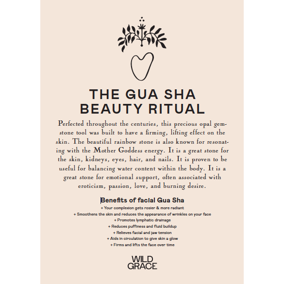 WILD GRACE Gua Sha ritual opal oplaite