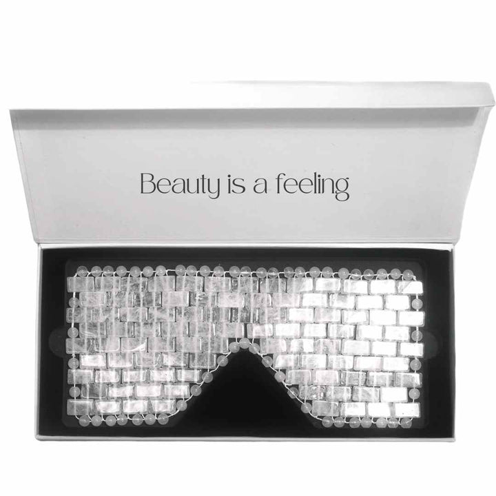 WILD GRACE CRYSTAL DREAMS clear quartz eye mask 