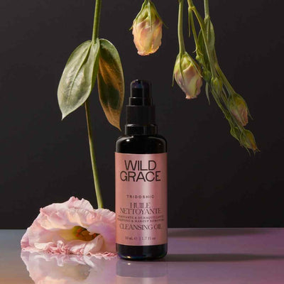 WILD GRACE Cleansing Oil. Oil cleanser.botanical maceration made with calendula and rose flowers