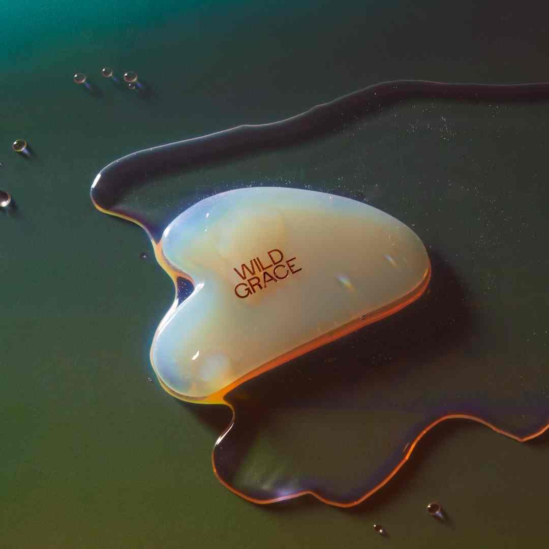 WILD GRACE opal gua sha face sculpting tool