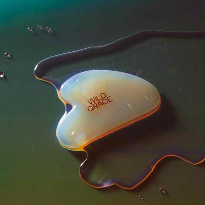 WILD GRACE opal gua sha face sculpting tool